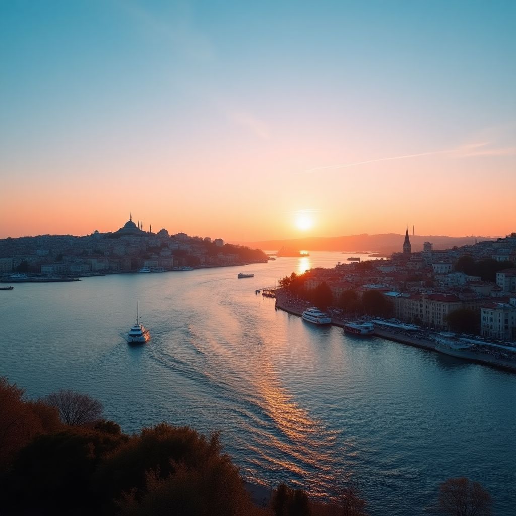 İstanbul Boğazı manzarası
